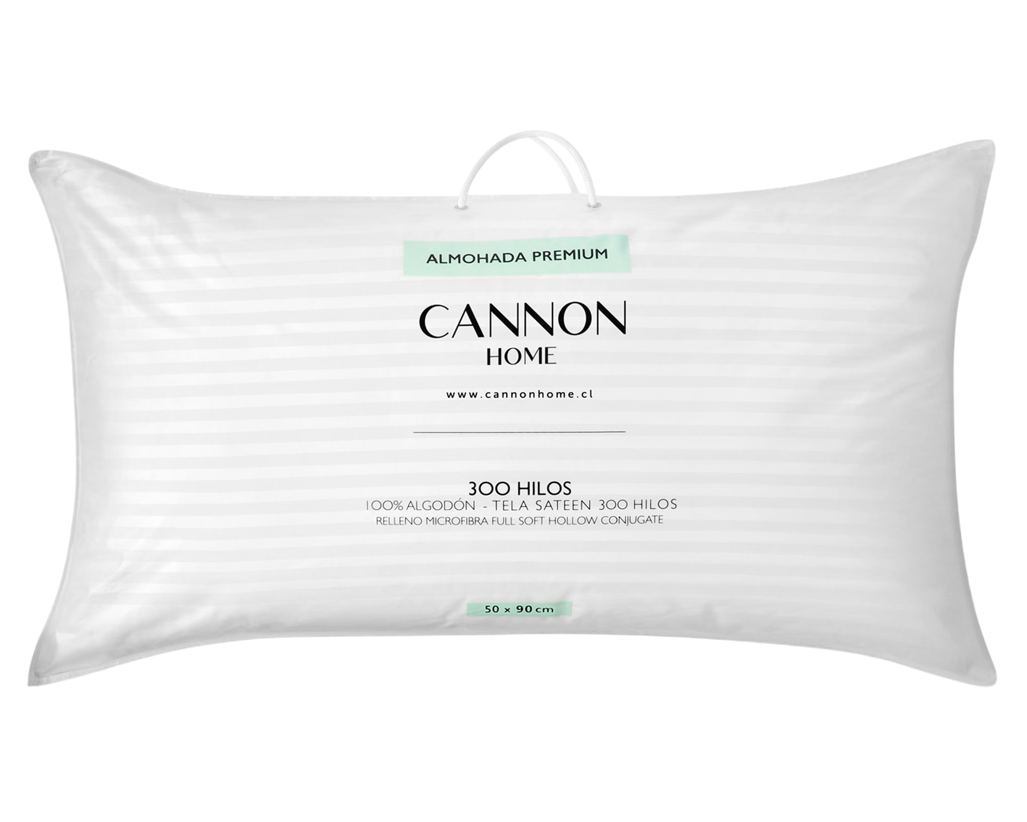 Cannon Almohada Microfibra blanco 50x90 cm