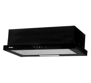 Campana retráctil 241W Twin negro FDV