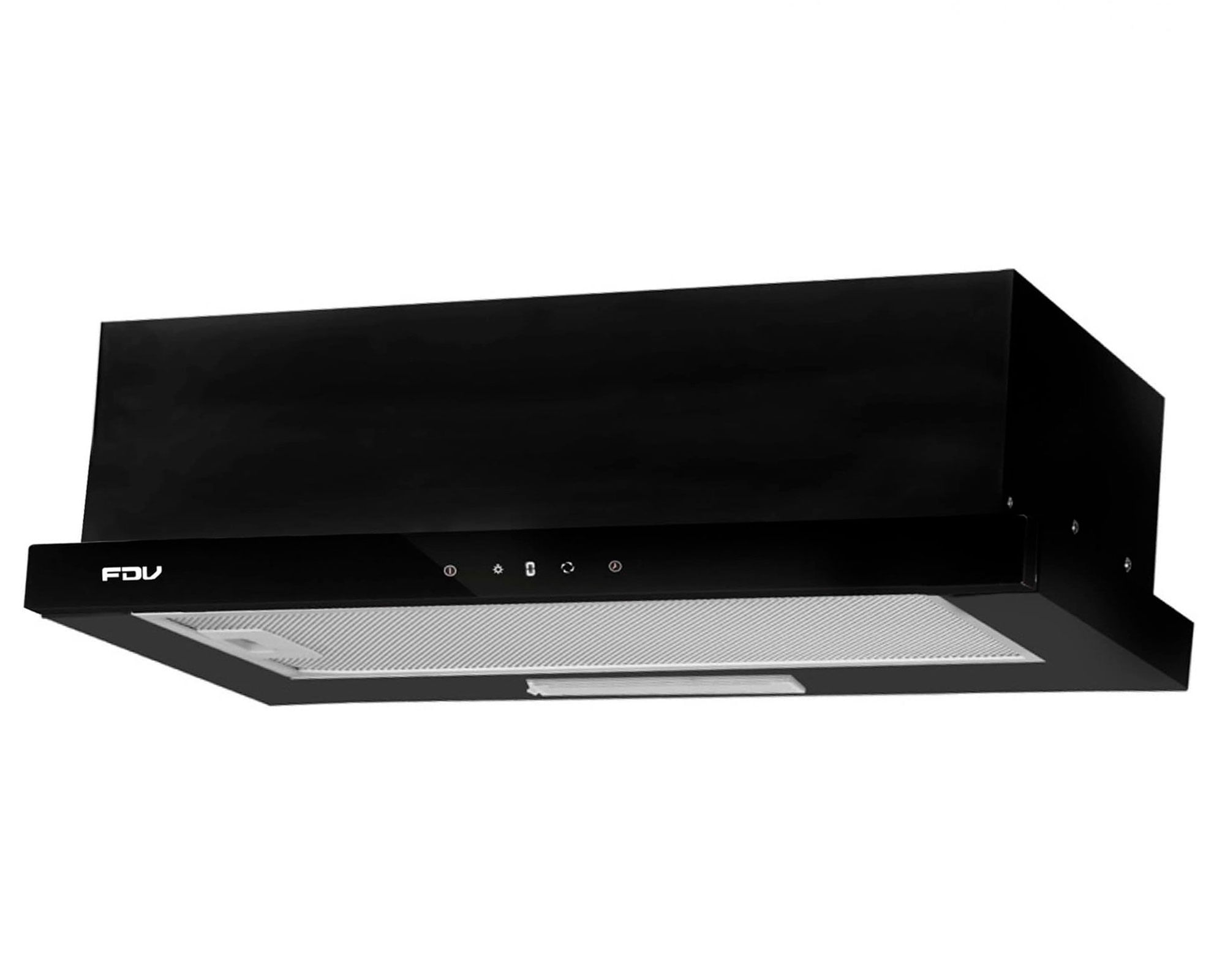 FDV Campana retráctil UA0260J BK Touch 74 W