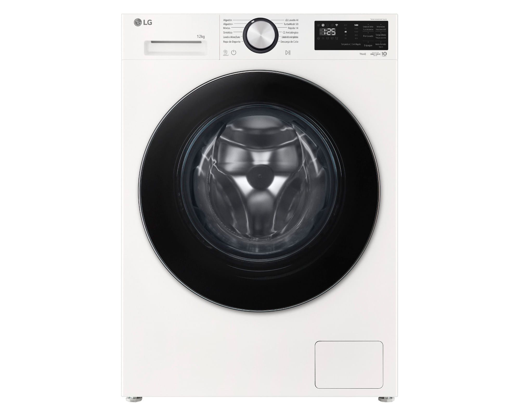 LG Lavadora frontal 12 kg WM12EWVX5S6