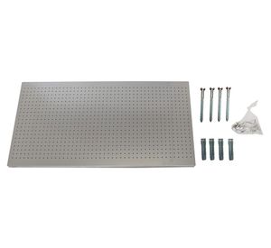 Panel perforado Panelclick 120x60 cm gris + 8 ganchos