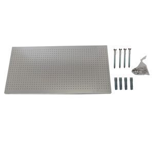Panel perforado SRPP19965 120x40 cm gris + 8 ganchos