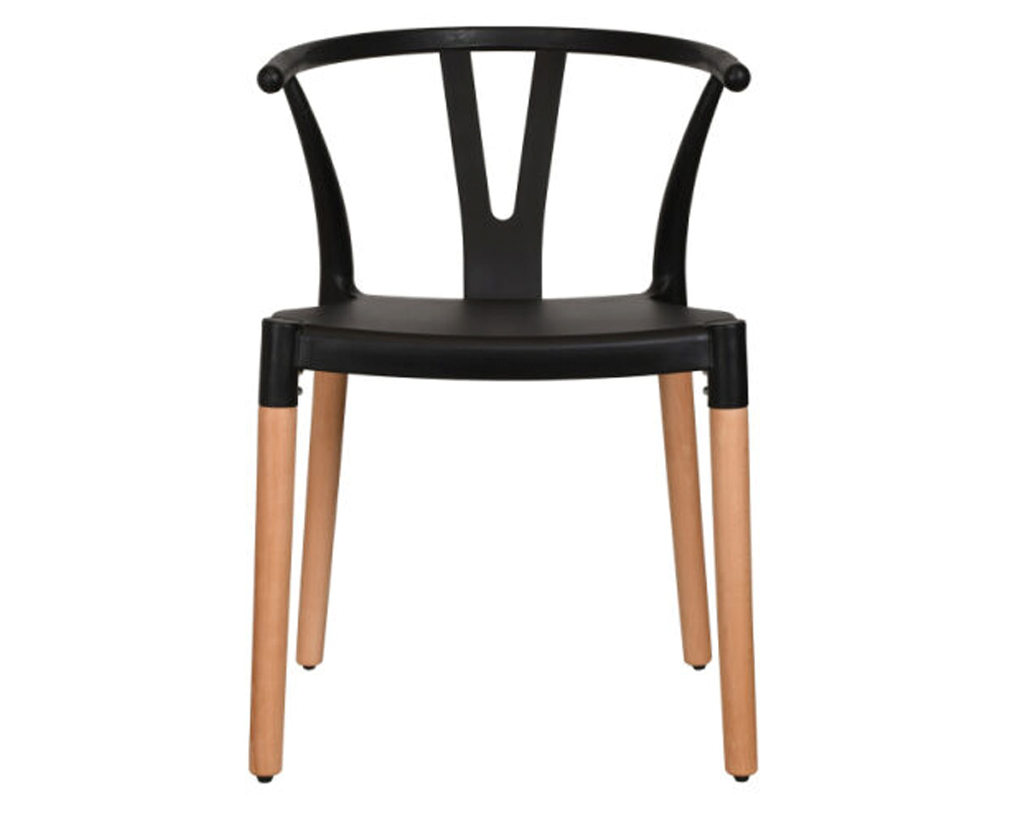 M+Design Silla Leia negro 74x53x57 cm