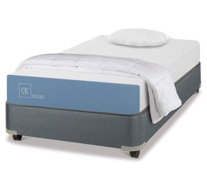 Box americano 1 plaza x 190 cm Excellence + almohada + plumón Cic